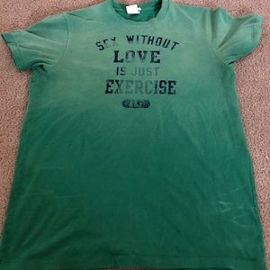 A&F Green Vintage Style Tee.